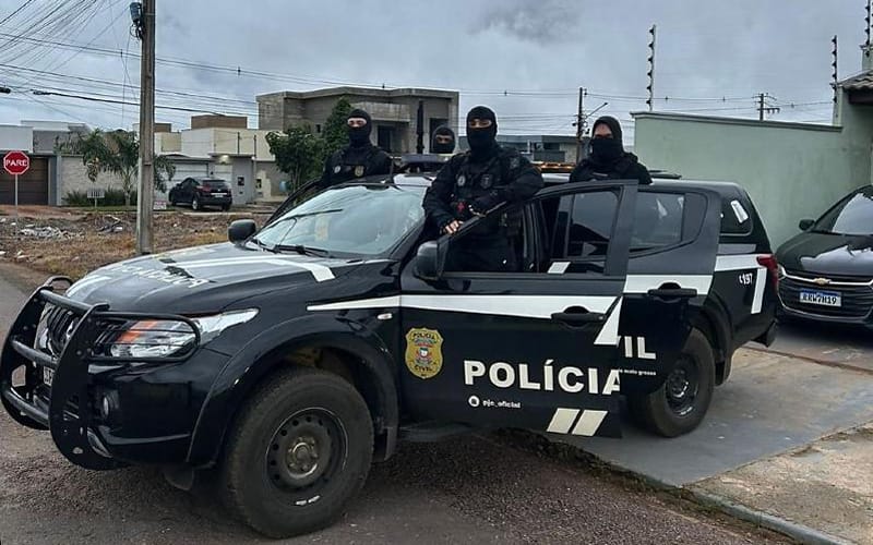 Polícia Civil cumpre 12 ordens judiciais durante Operação Terra Prometida em Mato Grosso