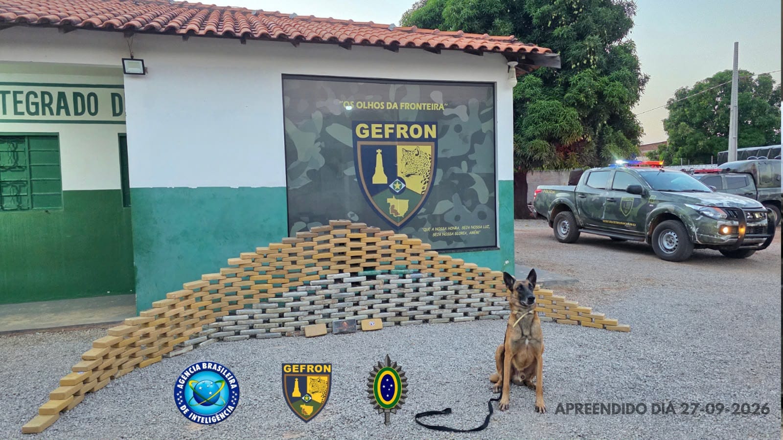 Gefron apreende carga milionária de cocaína escondida em caminhão em Cáceres; veja o vídeo