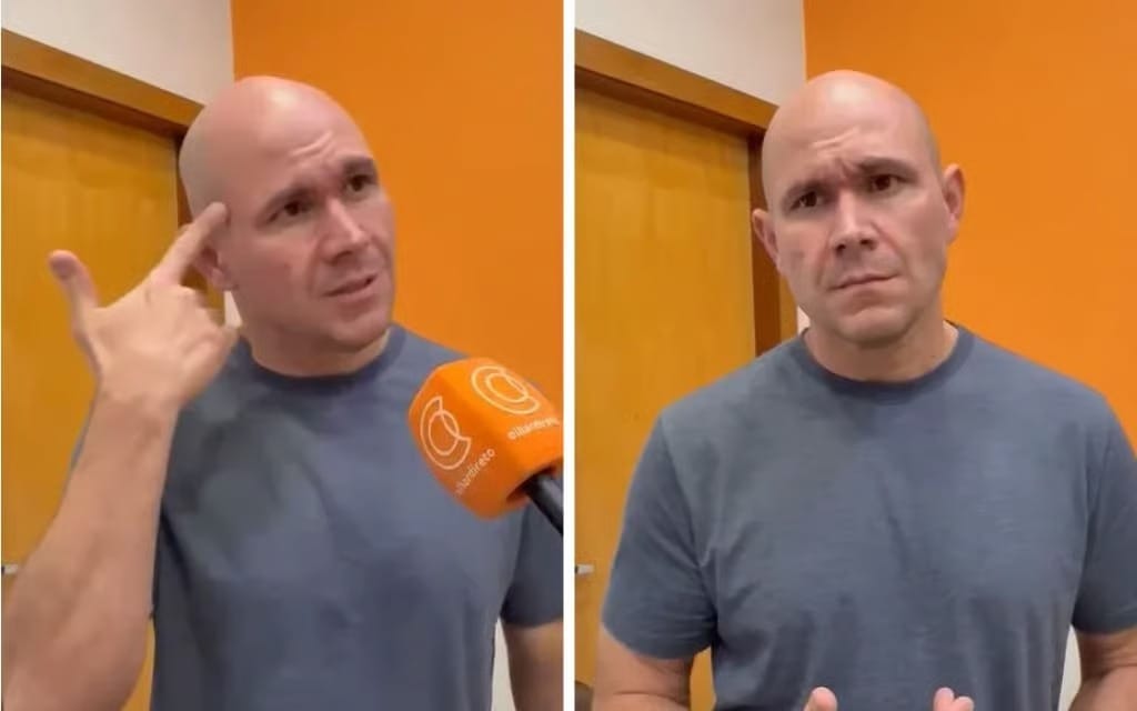 Abilio ironiza mudança de Antônio Lemes e faz gesto de arma ao falar em “consciência”