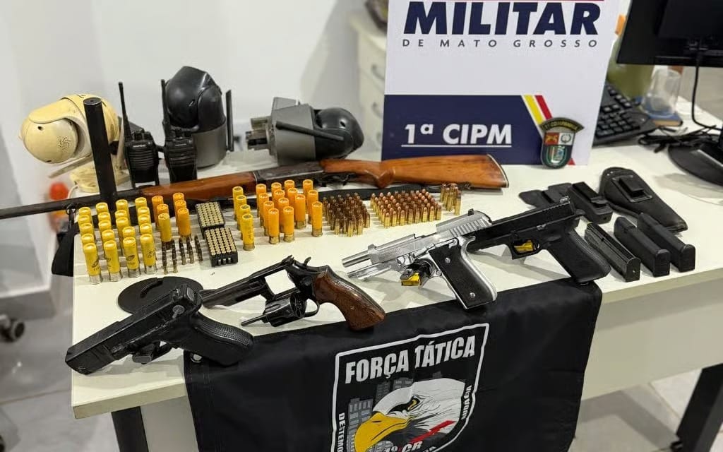 Oito pessoas são presas durante tentativa de invasão de fazenda em MT