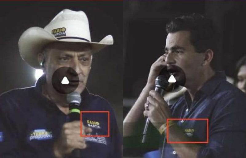 Fábio Garcia e Chico Mendes viram alvos de ação por propaganda na ExpoDiamantino