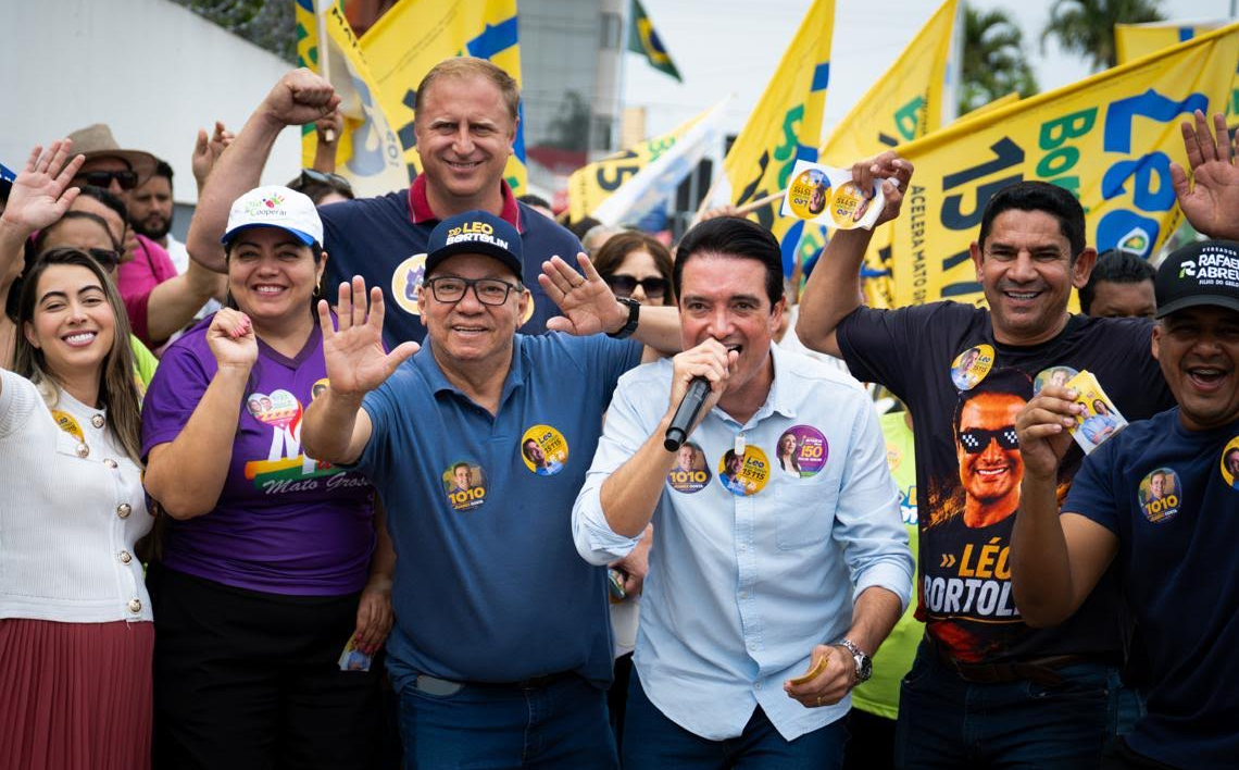 A dois dias da eleição, Léo Bortolin aparece em 3º lugar em pesquisa realizada pela Percent Brasil