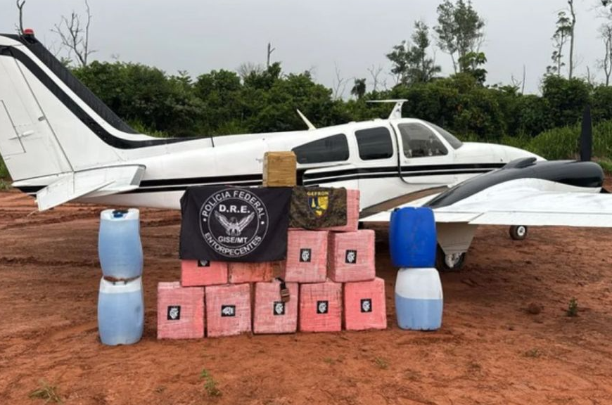 Polícia Federal prende dono de fazenda em Sinop usada para o transporte aéreo de cocaína