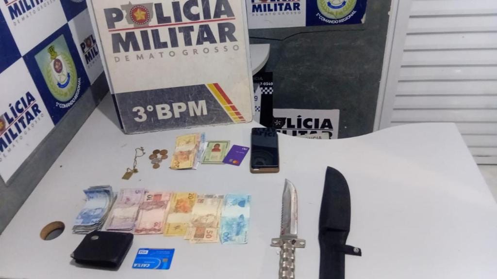 PM prende 4 homens por tentativa de homicídio; vítima foi atingida por golpes de faca
