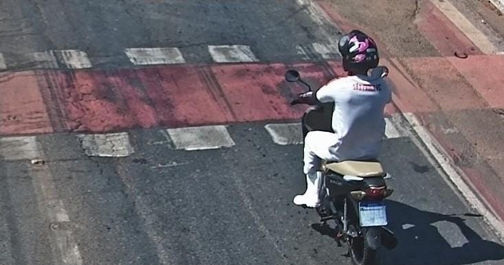 Câmera auxilia na prisão de motoqueiro com mais de 14 anos de pena a cumprir em Cuiabá