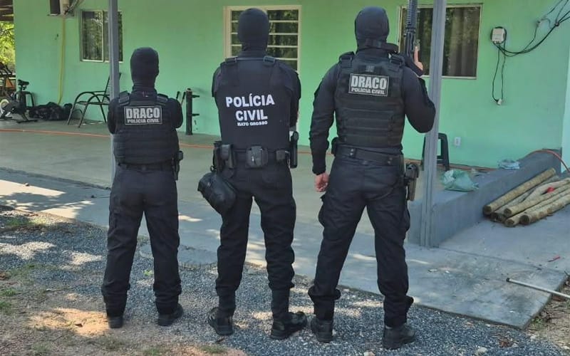 Operação da Polícia Civil foca na descapitalização financeira de facção criminosa em Mato Grosso