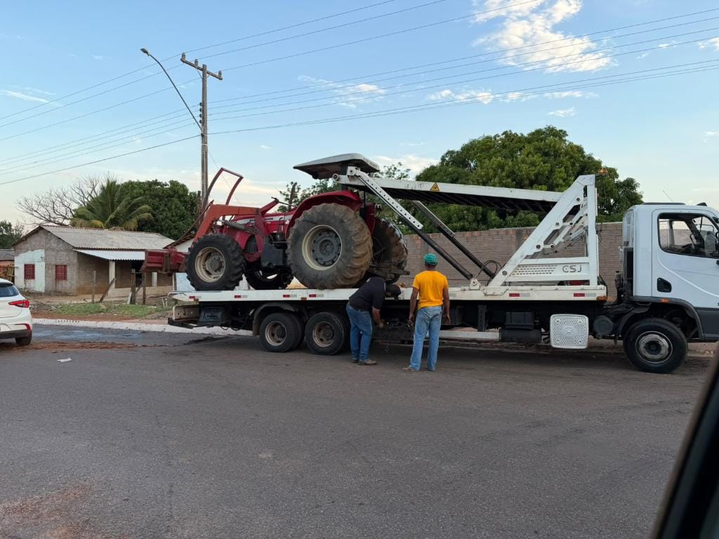 Apropriação indébita: produtor rural denuncia genro após trator ser retirado da propriedade