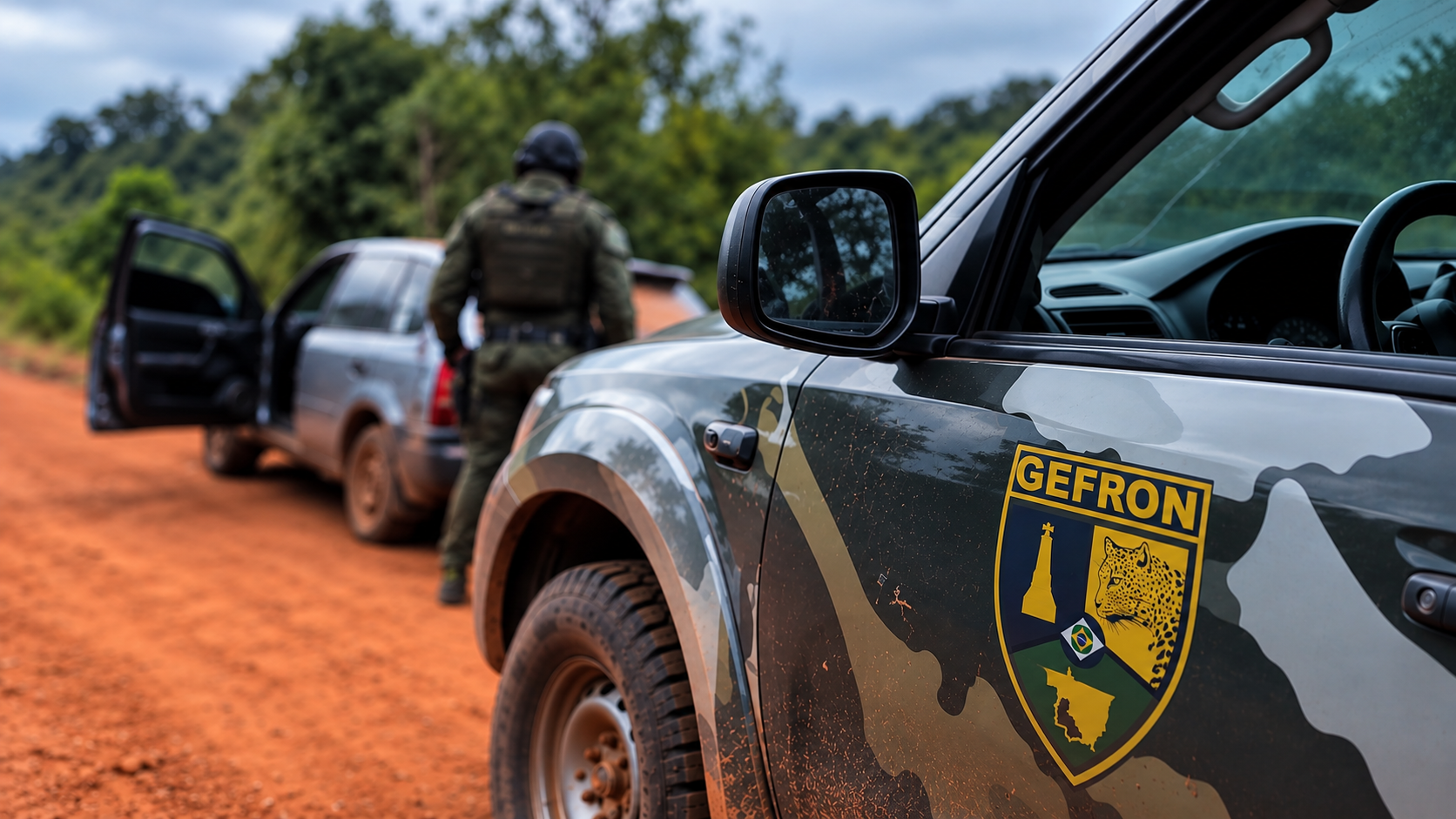 Ocorrência do Gefron em andamento