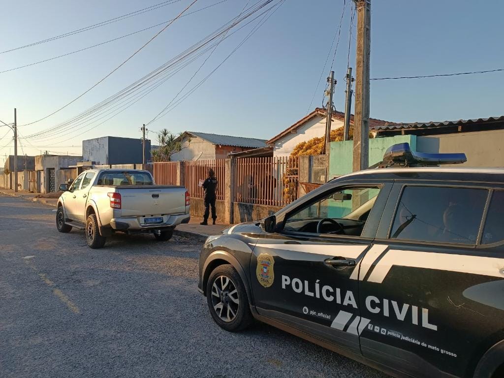 Polícia Civil cumpre mandados contra suspeitos de homicídios e tráfico em Diamantino