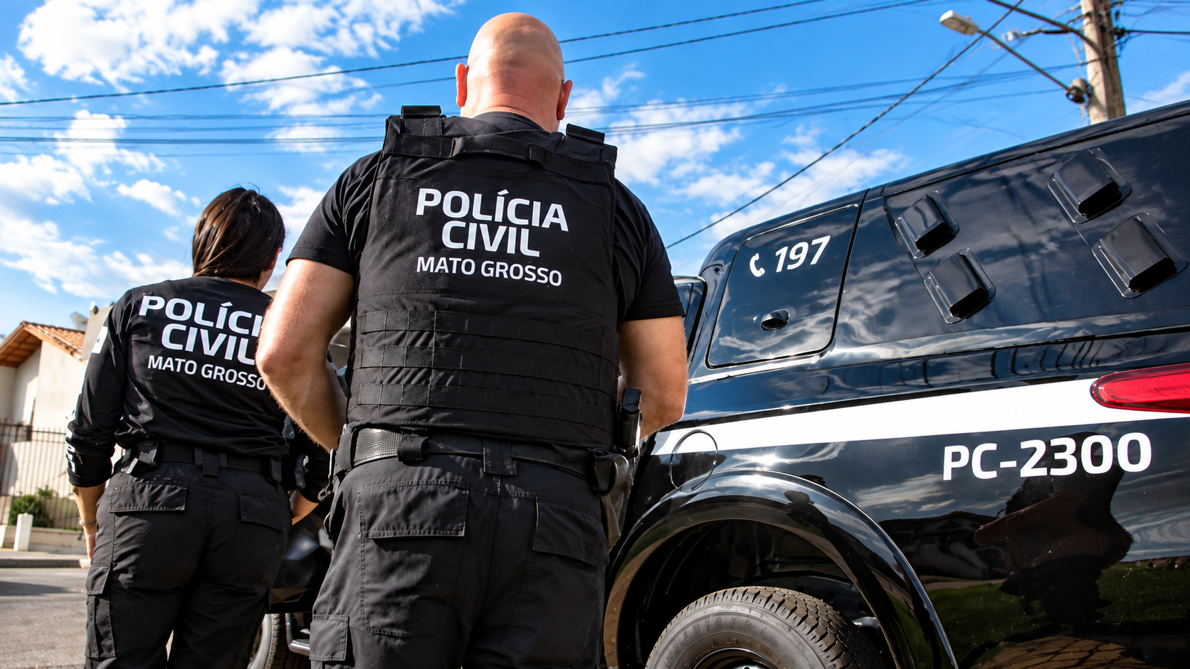 Criminosos se passam por policiais, invadem casa e algemam morador em Cuiabá