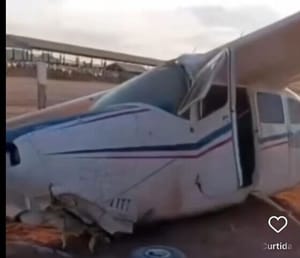 Aeronave carregada de drogas cai na divisa entre Mato Grosso e Pará; ocupantes fogem