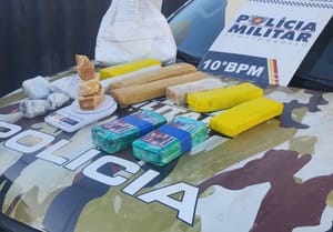 Homem é preso pela PM com 10 quilos de drogas e 15 quilos de ácido bórico em Cuiabá