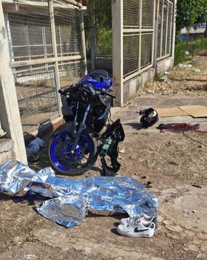 Motociclista de 18 anos morre em acidente na Avenida Ulisses Pompeu, em Várzea Grande