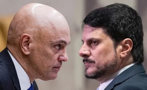 Oposição quer Senado “firme” contra Moraes após tornozeleira em Do Val