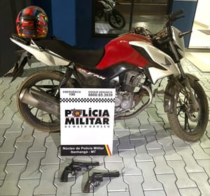 Polícia Militar apreende armas de fogo durante ação contra facção criminosa em MT