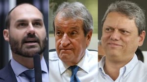 Eduardo Bolsonaro disputará a Presidência fora do PL se sigla lançar Tarcísio