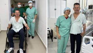 Governador se recupera bem após queda em obra e segue sob cuidados médicos na Santa Casa de Cuiabá