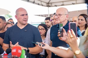 "O agronegócio fortalece nosso Estado e também nossa cidade", destaca Abilio durante ato