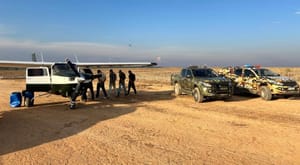 Gefron e PM apreendem aeronave e prendem seis de tráfico internacional de drogas