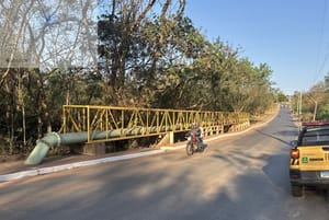 Prefeito decreta situação de calamidade para reparo da ponte sobre o Córrego do Moinho