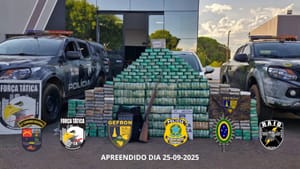 Polícia apreende quase meia tonelada de cocaína; prejuízo ao tráfico foi de R$ 8,9 milhões