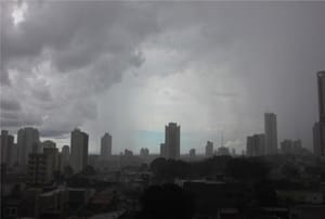 Inmet emite alerta de tempestade com risco de granizo e ventos de até 60 km/h em Cuiabá e região