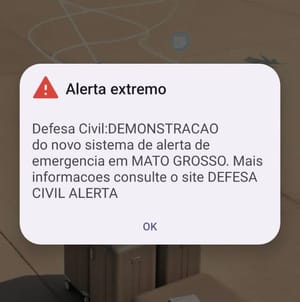 Teste do novo sistema de alertas por celular atinge 13 cidades do Centro-Oeste