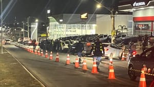 7 são presos dirigindo bêbados e 1 por entregar veículo a pessoa não habilitada na avenida da FEB