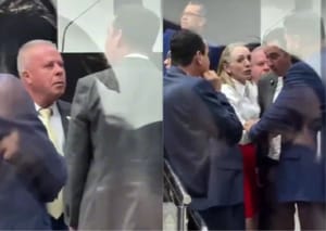 Tenente Coronel Dias discute com Chico 2000 que o chama para briga: "Vamos lá fora"