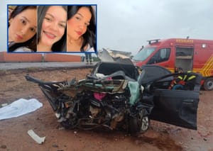 Três amigas morrem em colisão entre carro e caminhão em Matupá