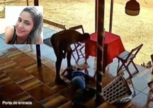 Vídeo mostra agressão anterior do ex-companheiro à vítima de feminicídio em Nobres