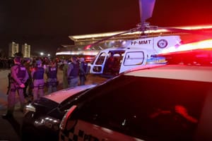 PM de MT realiza maior operação de segurança da turnê da banda Guns n’ Roses no Brasil