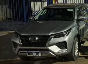 PM recupera Toyota SW4 clonada e suspeito é preso em flagrante por receptação