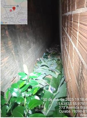 Morador de rua é encontrado morto sob folhas de bananeira em casa abandonada em Cuiabá