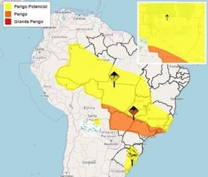 Cuiabá desperta sob tempo nublado e alerta de chuvas intensas em todo o estado
