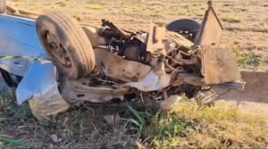 Motorista morre e passageiro fica ferido em capotamento na BR-364, em MT