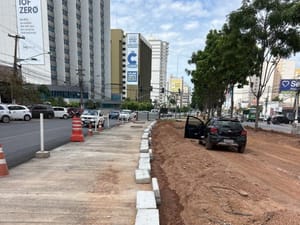 Avançam as obras do BRT em Cuiabá com melhorias viárias nas avenidas centrais