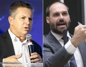 Mauro Mendes critica Eduardo Bolsonaro por intensificar divisões entre conservadores