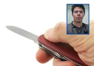 Psiquiatra é detido após ferir homem com canivete em distribuidora de bebidas