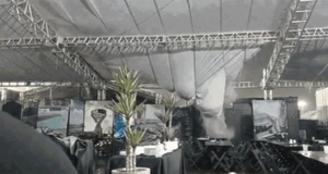 Teto de lona cede em treino da Stock Car em Cuiabá após forte chuva