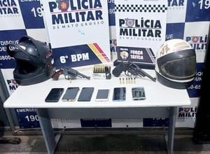 Cinco suspeitos são preso pela Polícia Militar após tentativa de homicídio em Cáceres
