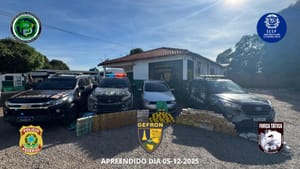 Gefron, PF e Força Tática apreendem mais de R$ 4 milhões em drogas em Cáceres