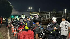 Operação termina com cinco prisões e 26 motocicletas removidas em Várzea Grande