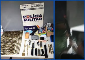 Homem é preso pela PM em Várzea Grande após tiros com fuzil em festa de Ano Novo