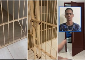 Preso por tráfico foge do Fórum durante audiência de custódia em MT; veja vídeo