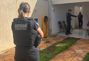 Defron e Gefron realizam operação para reprimir o tráfico de drogas na fronteira do Brasil com a Bolívia