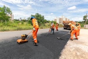 Mais de 5 mil buracos já foram tapados em janeiro pela Prefeitura de Cuiabá