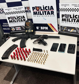 PM frustra plano de homicídios e prende quatro faccionados; armas e munições são apreendidas