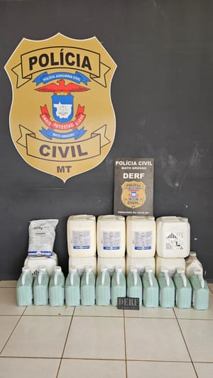 Quadrilha é presa após roubar R$ 300 mil em defensivos agrícolas em Primavera do Leste