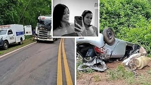 Quatro pessoas da mesma família morrem em colisão com carreta na BR-070